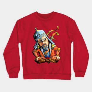 Japanese Chinese eastern warrior Crewneck Sweatshirt